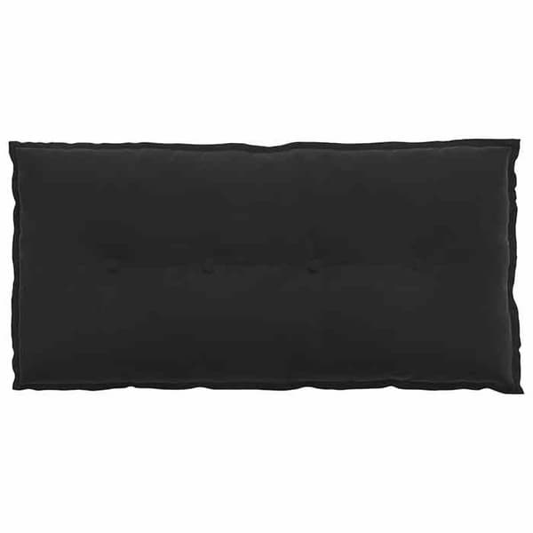 Maison Exclusive - Sort Rygpude 100 x 50 cm Velour