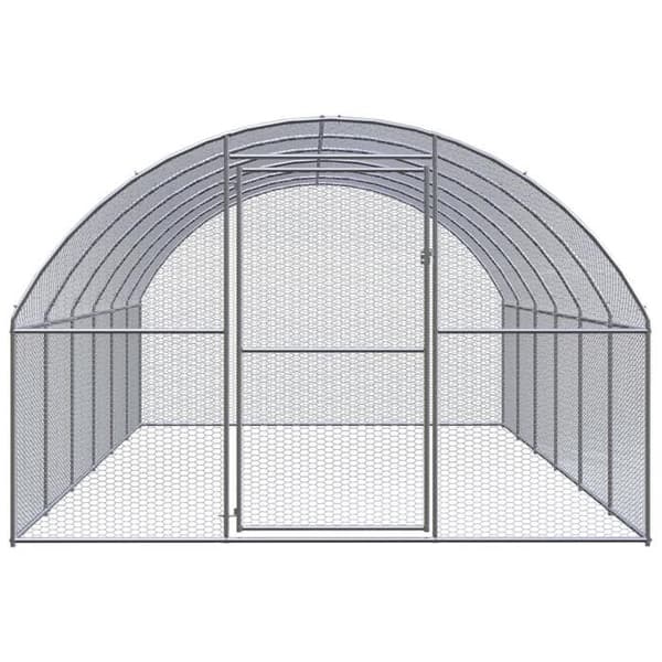 Maison Exclusive - Ulkokanala 3x6x2 m Galvanoitu teräs Silver