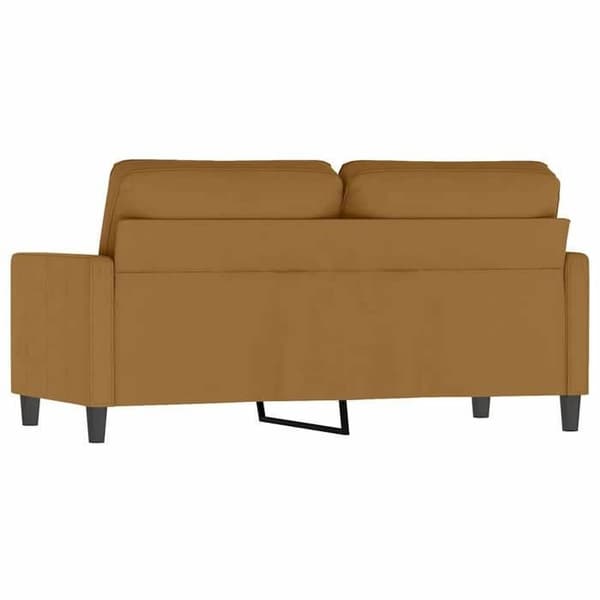 Maison Exclusive - Soffa 2-sits Brun 140 cm Sammet