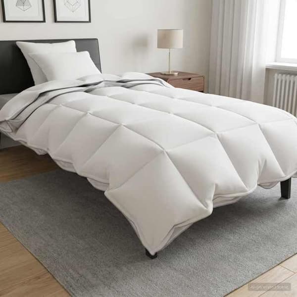 Maison Exclusive - Duvetset 3 pc 140 x 220 cm Alla säsonger Bambus Vit