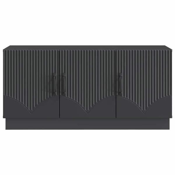 Maison Exclusive - TV-møbel Sort 99 x 34,5 x 47 cm Ingeniørtræ