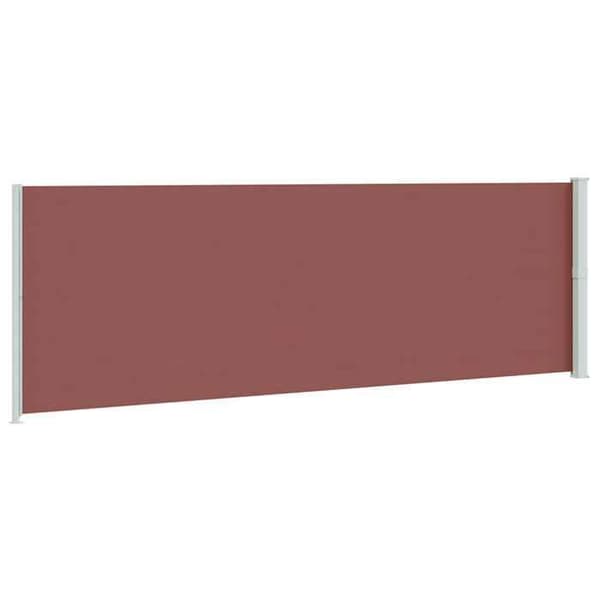 Maison Exclusive - Retractable side awning for patio 200x614 cm Brun