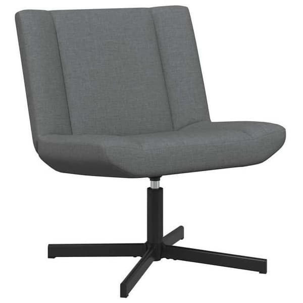 Maison Exclusive - Snurrstol Mörkgrå 63 x 75 x 76 cm tyg