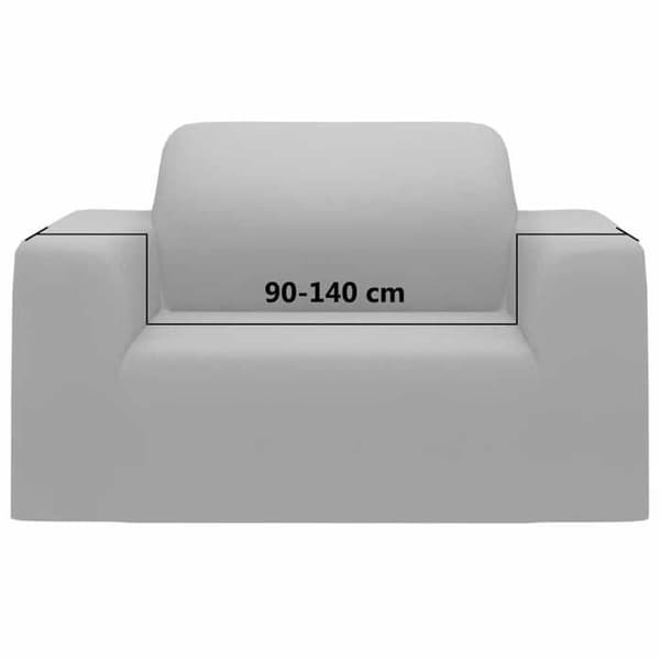 Maison Exclusive - Harmaa polyesterijersey-sohvan päällinen