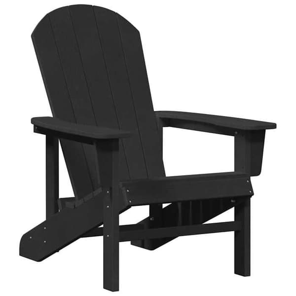 Puutarhatuoli - MAISON EXCLUSIVE - Puutarhatuoli - Musta - Polyeteeni - Pakkaus 2 Svart
