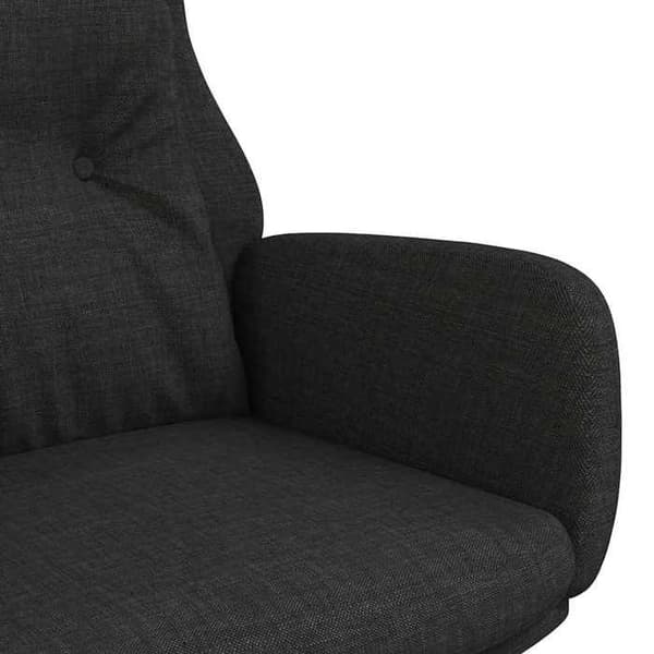 Maison Exclusive - Avkopplingsstol Svart Tyg