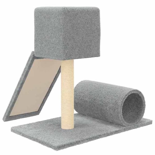 Maison Exclusive - Kattekradse med sisal klatretræ Lys grå 59 cm ljusgrått