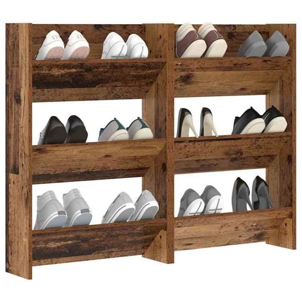 Maison Exclusive - Kengäteline 2 kpl 60 x 18 x 90 cm Tekninen puu