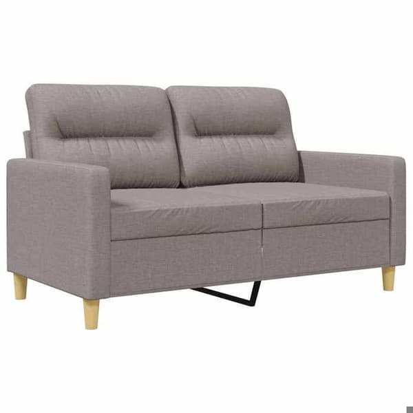 Maison Exclusive - 2-paikkainen sohva taupe 120 cm kangas
