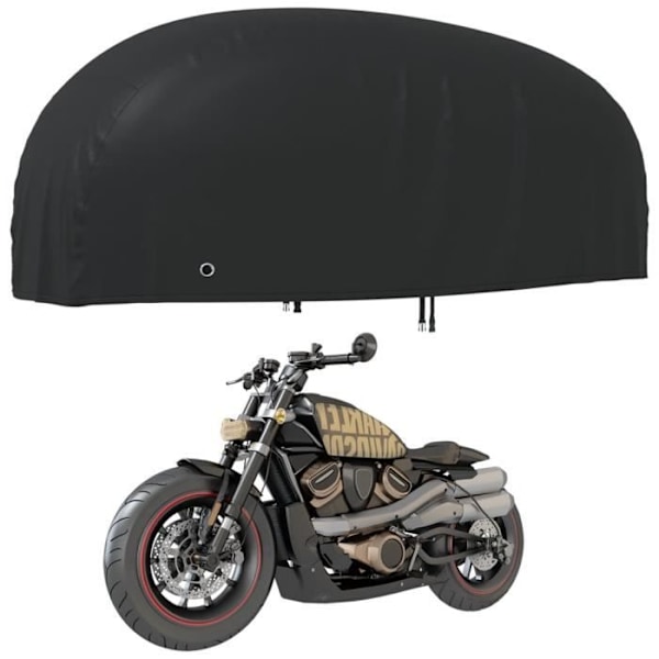 Motorcykelskydd 2 st 295x110x140 cm oxfordtyg 210D140 [cm]