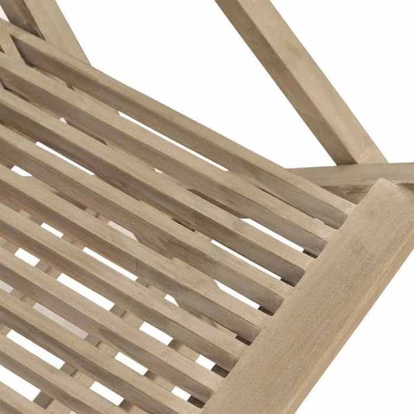 Maison Exclusive - Fällbara stolar 4 delar Grå 56x61x89 cm Massivt teakträ Grå