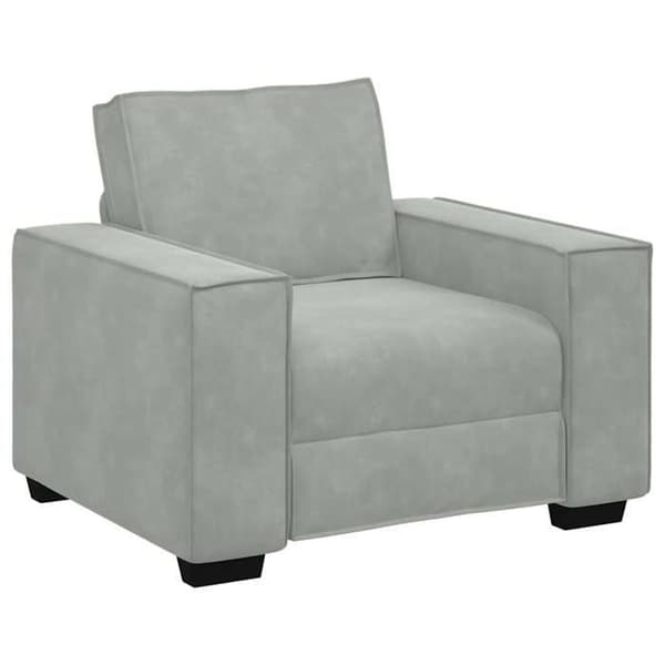 Maison Exclusive - Lysegrå Stol 100x78x84 cm Velour