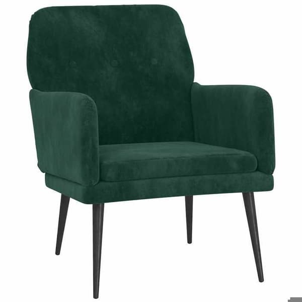 Maison Exclusive - Tummanvihreä nojatuoli 62x79x79 cm sametti