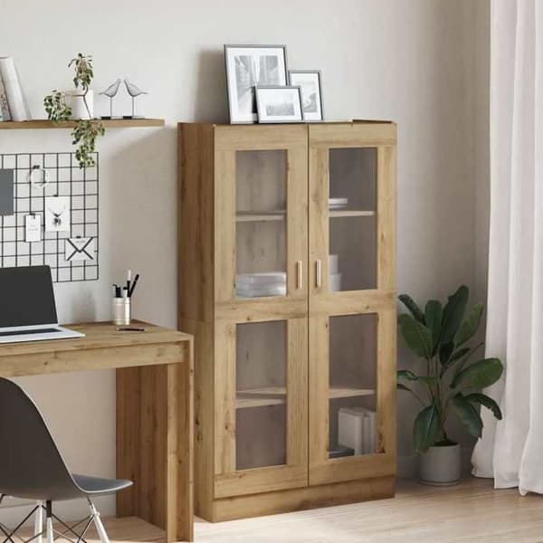 Maison Exclusive - Buffé hög Ek hantverk 82,5x30,5x150 cm Ingenjörsträ