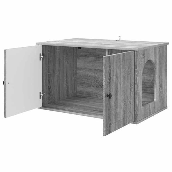 Exklusivt hus - Katt hus Sonoma grå 85 x 55 x 50,5 cm Sonoma grå