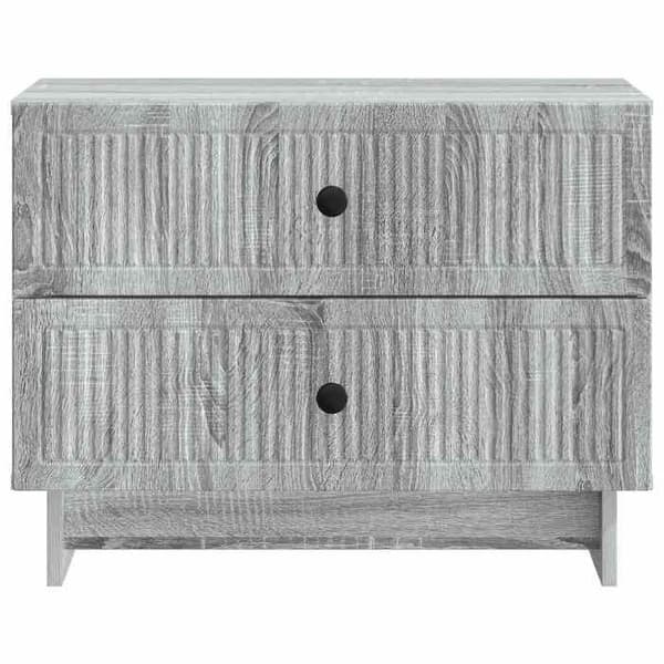Sengebord - EKSKLUSIVT HUS - Sonoma - Grå Sonoma - Spånplader - 62 x 34,5 x 47,5 cm Sonoma grå