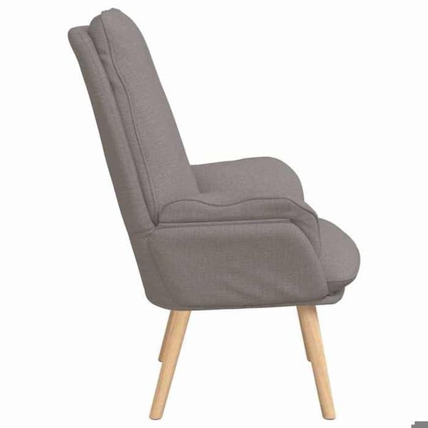 Fåtölj - EXKLUSIV HEM - Taupe - Polyester - Spånskiva - Polstrade armstöd Mol