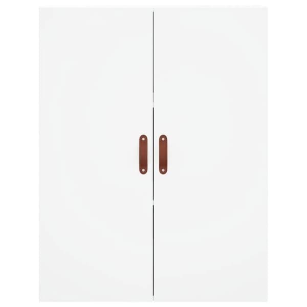 Maison Exclusive - Buffé hög Vit 69,5x34x180 cm Ingenjörsträ