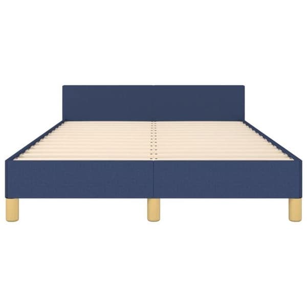 Sengestel - EKSKLUSIV HUS - 120 x 190 cm - Blå - Justerbar hovedgærde - Lamelseng Blå