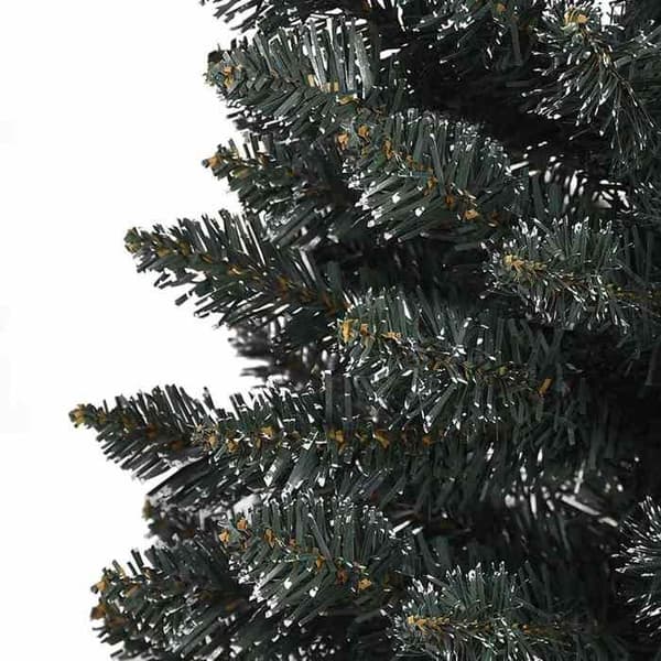 Kunstigt juletræ - EKSKLUSIV HUS - 210 cm - Slankt design - Grøn - Kunstig sne Grön