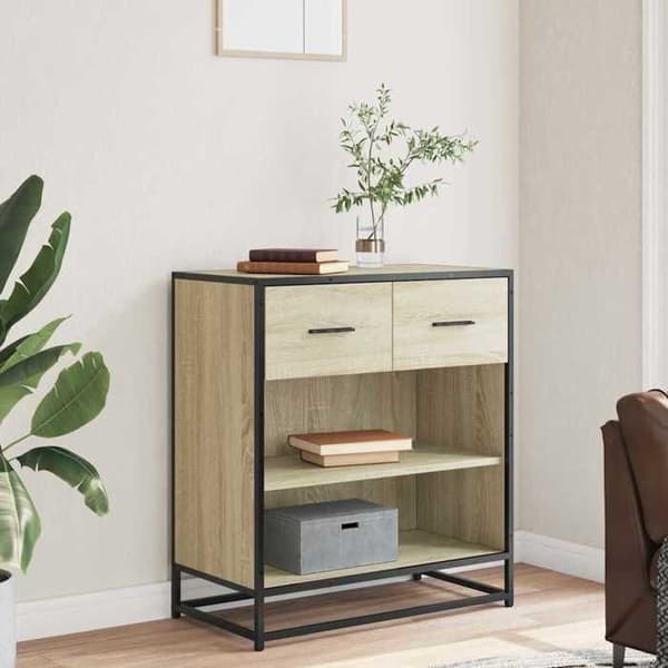Maison Exclusive - Buffet i sonoma eg 68x35x76 cm i ingeniørtræ