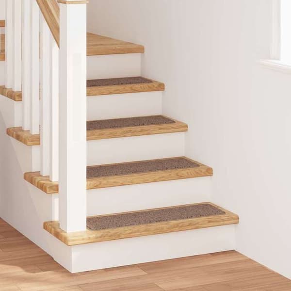 Maison Exclusive - Skridsikre Tæpper til Trapper 15 stk 75 x 20 cm Brun PP