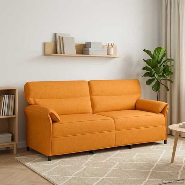 Maison Exclusive - Soffa 100% polyester, metallram, MDF, plywood