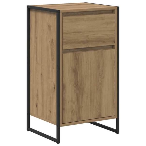 Maison Exclusive - Buffet Eg håndværk 43 x 36 x 75,5 cm Ingeniørtræ
