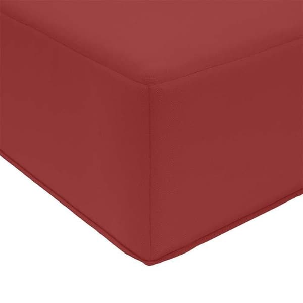 Maison Exclusive - Udendørs sofa pude Polyester Bordeaux 80 x 80 cm Bordeaux