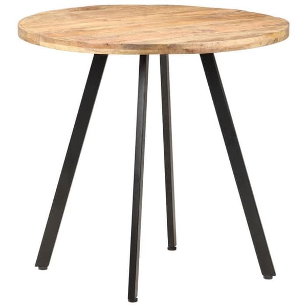 Maison Exclusive - Spisebord 80 cm Ubehandlet mangotræ