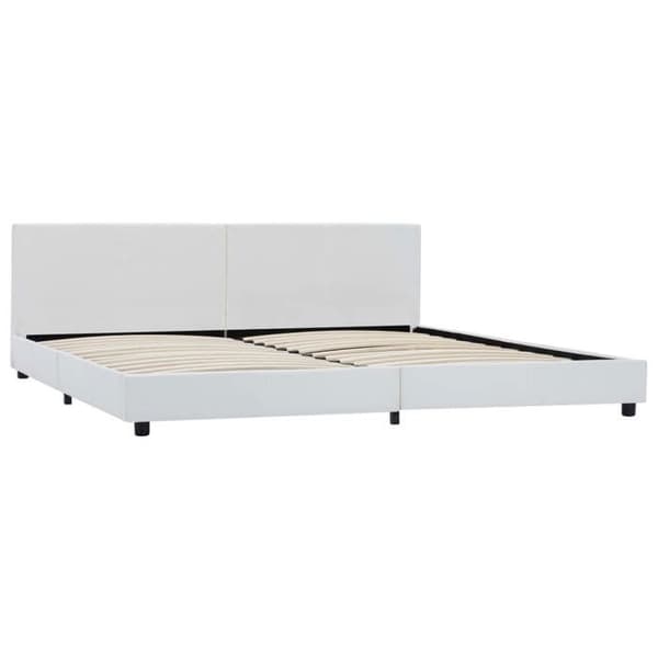 Maison Exclusive - Sengestel i Hvidt Kunstlæder 180x200 cm Vit