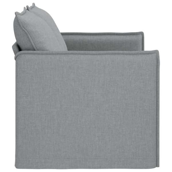 Maison Exclusive - Ljusgrå Soffa 136 x 82 x 85 cm tyg