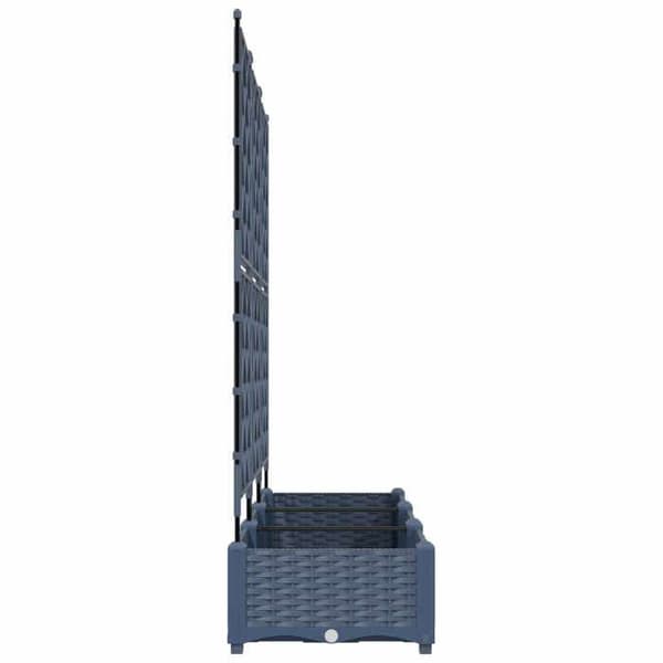 Havekrukke - MAISON EXCLUSIVE - 3 stk - Grå - Polypropylen - 120 x 40 x 125,5 cm Grå