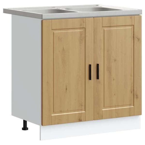 Under vaskmöbel - EXKLUSIV HEM - Porto - Brun - 2 delar - 80 x 46 x 81,5 cm brun