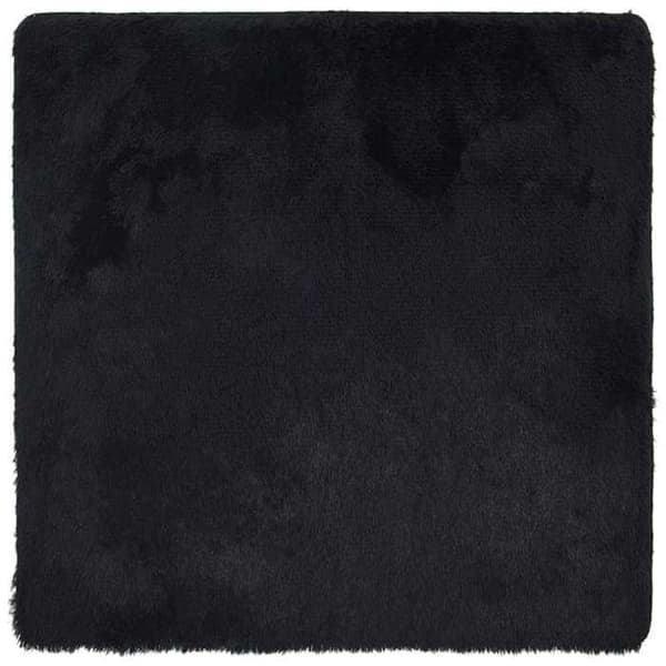 Maison Exclusive - NAVARRA musta pitkäkarvainen shaggy-matto 200x200 cm polyesteri