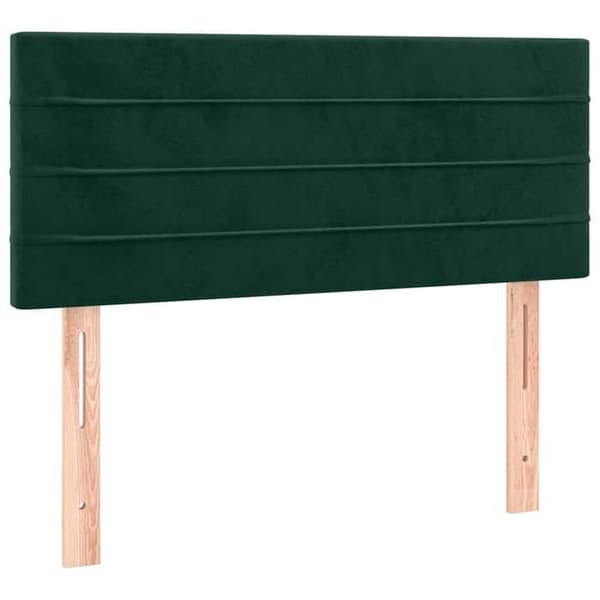 Maison Exclusive - LED-pääty vihreä 80x5x78/88 cm sametti mörkgrön