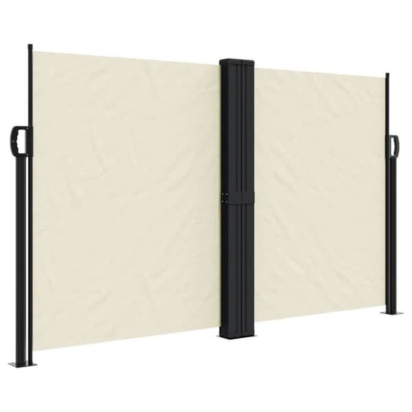 Maison Exclusive - Cremefarvet sidemarkise 140x1000 cm