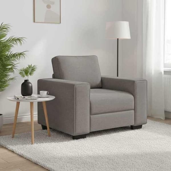 Maison Exclusive - Taupe fåtölj 100x77x82 cm i tyg Mol
