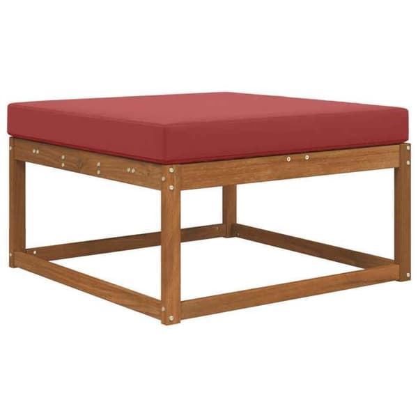 Maison Exclusive - Udendørs sofa pude Polyester Bordeaux 80 x 80 cm Bordeaux