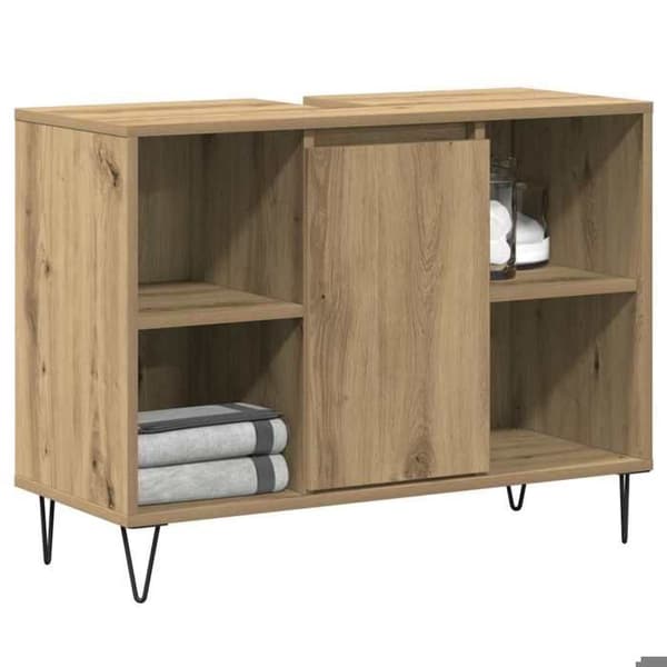 Maison Exclusive - Badeværelsesskab i håndlavet eg 80 x 33 x 60 cm