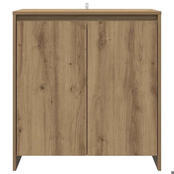 Maison Exclusive - Buffet i egetræ, håndlavet 70x41x75 cm, ingeniørtræ