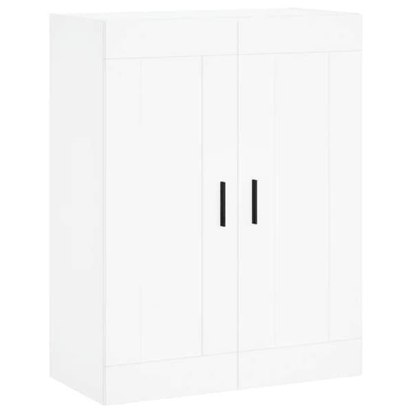 Maison Exclusive - Buffé hög Vit 69,5x34x180 cm Ingenjörsträ
