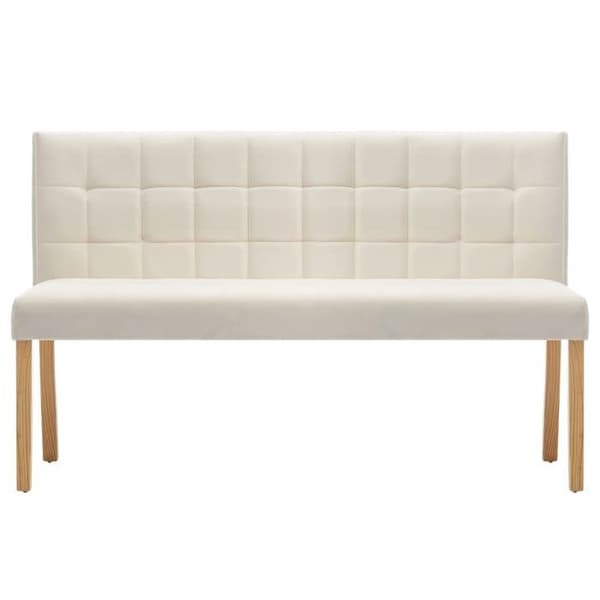 Maison Exclusive - 140 cm Crème Samettipenkki