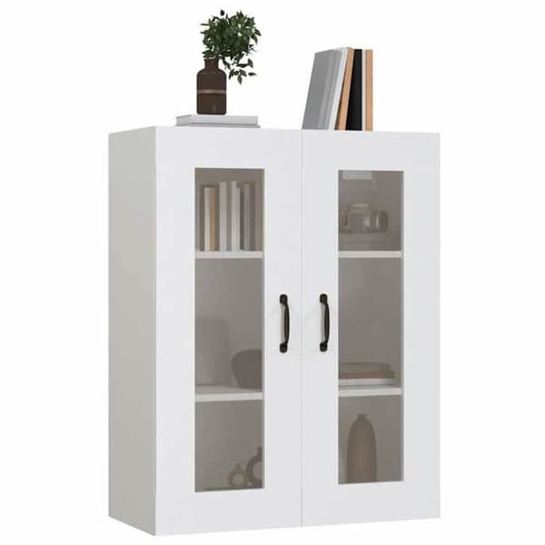 Maison Exclusive - Väggmonterad garderob Vit 69,5x34x90 cm