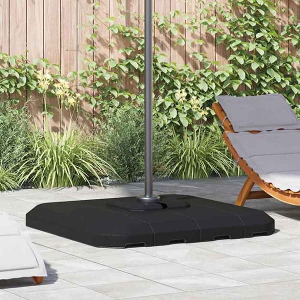 Maison Exclusive - Base til parasol med arm 130kg Sort