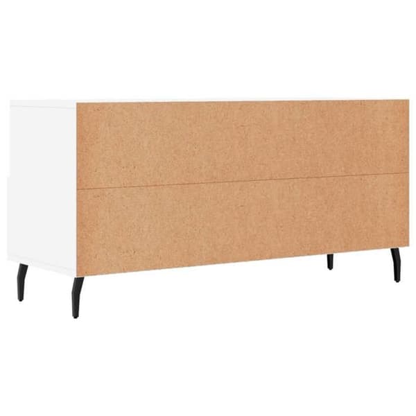 Maison Exclusive - TV-möbel vit 102x36x50 cm ingenjörsträ Vit