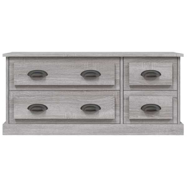 Maison Exclusive - TV-möbel sonoma grå 100x35,5x45 cm ingenjörsträ