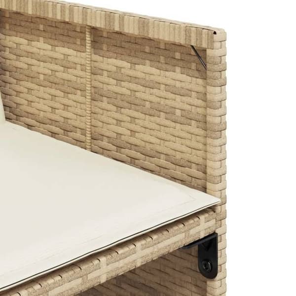 Maison Exclusive - Puutarhakalusteryhmä ja tyynyt 15 kpl beige