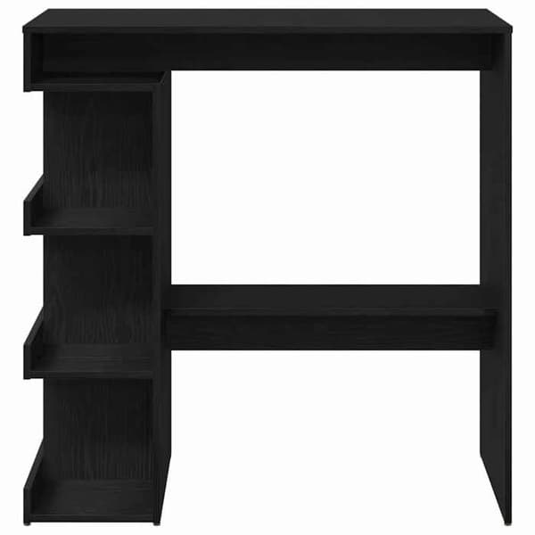 Maison Exclusive - Barbord 100 x 48 x 101,5 cm Ingeniørtræ Sort eg