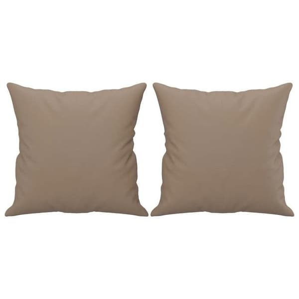 Maison Exclusive - 2 kpl:n sohvasetti cappuccino keinonahkapehmusteilla